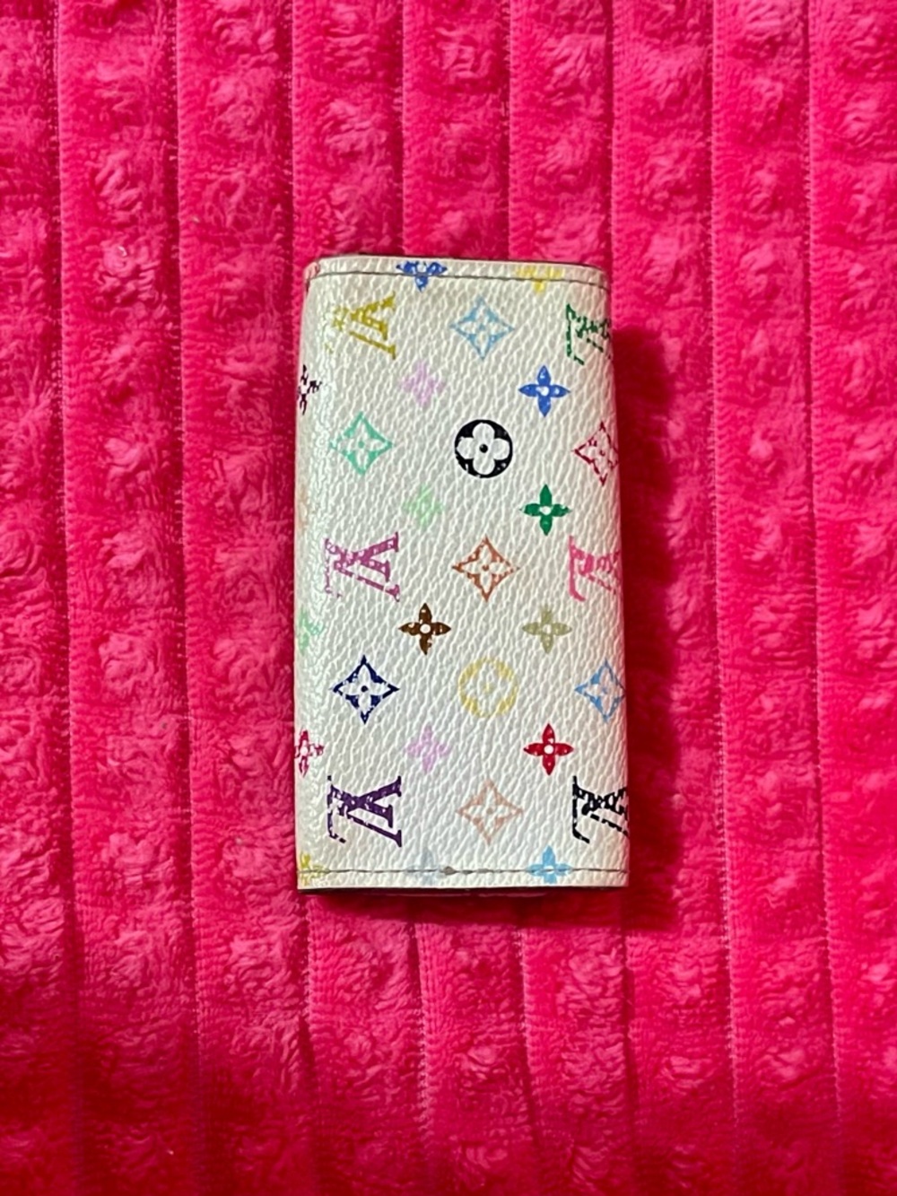 Louis Vuitton White Multicolor Key Holder
Wallet
